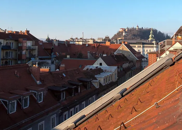 Romantisches Dach-loft Im Zentrum Mit Terasse I 100qm I Self Checkin * Грац